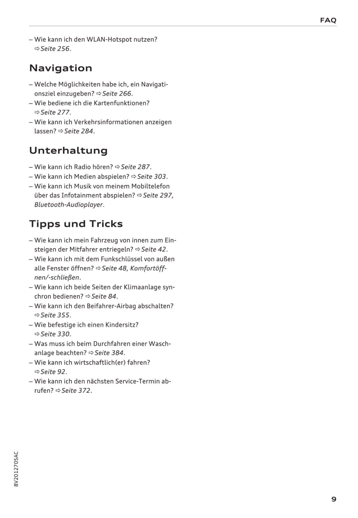 2016-2017 Audi A3 Gebruikershandleiding | Duits