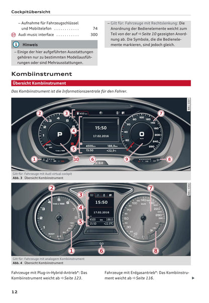 2016-2017 Audi A3 Owner's Manual | German