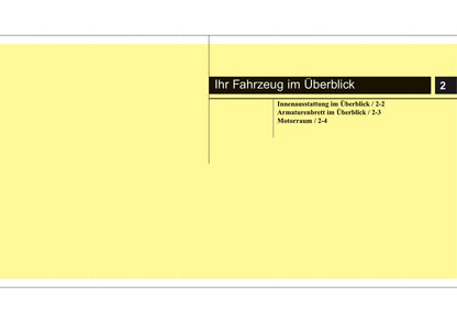 2007-2008 Kia Carens Owner's Manual | German