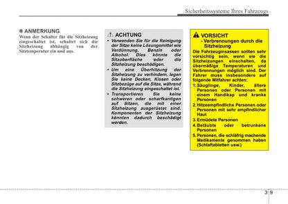 2007-2008 Kia Carens Owner's Manual | German