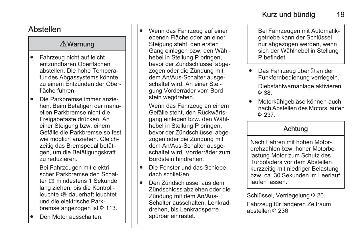 2020-2021 Opel Astra Owner's Manual | German