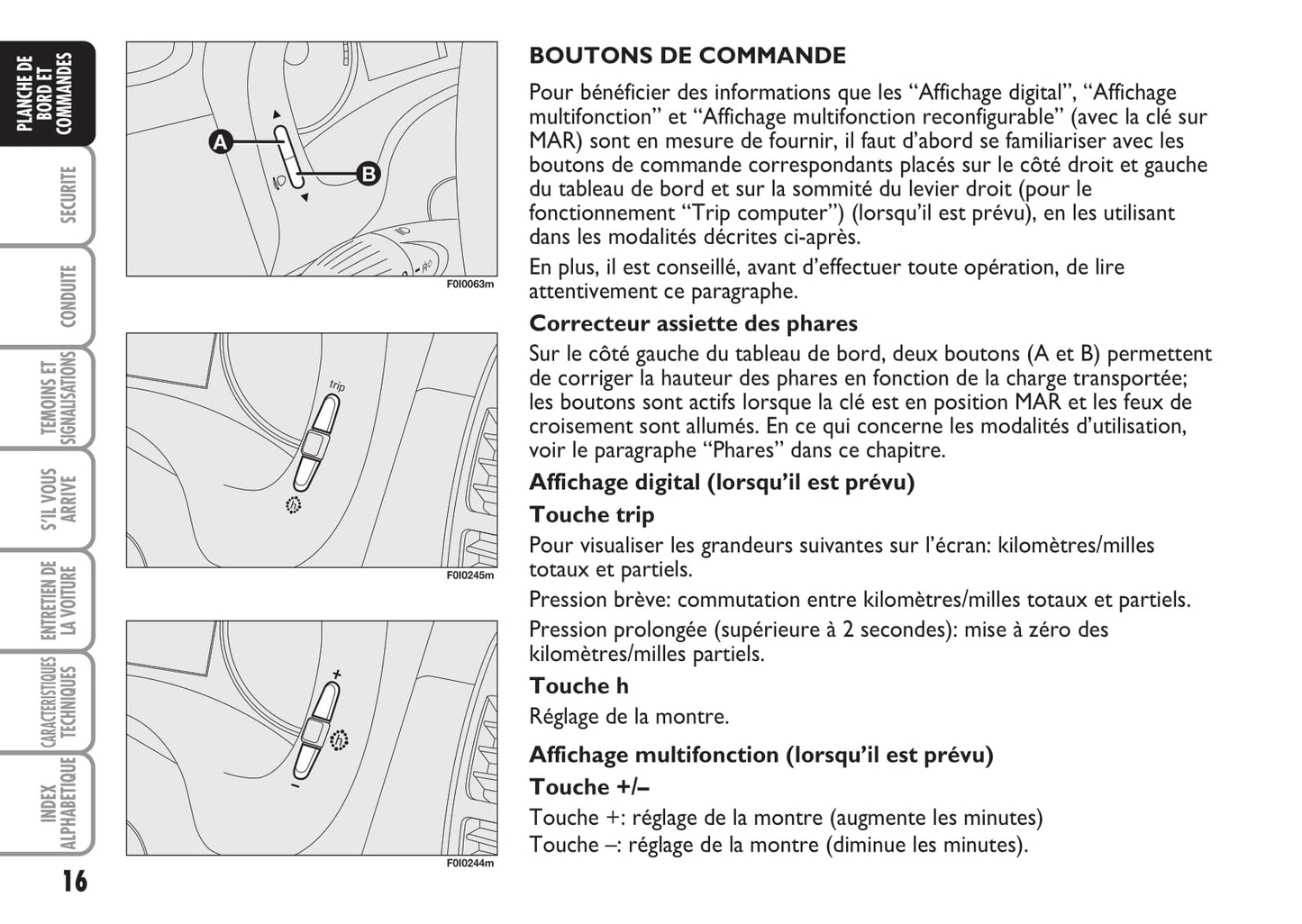 2009-2010 Fiat Punto Gebruikershandleiding | Frans