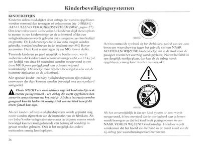 2001-2004 MG ZT Gebruikershandleiding | Nederlands