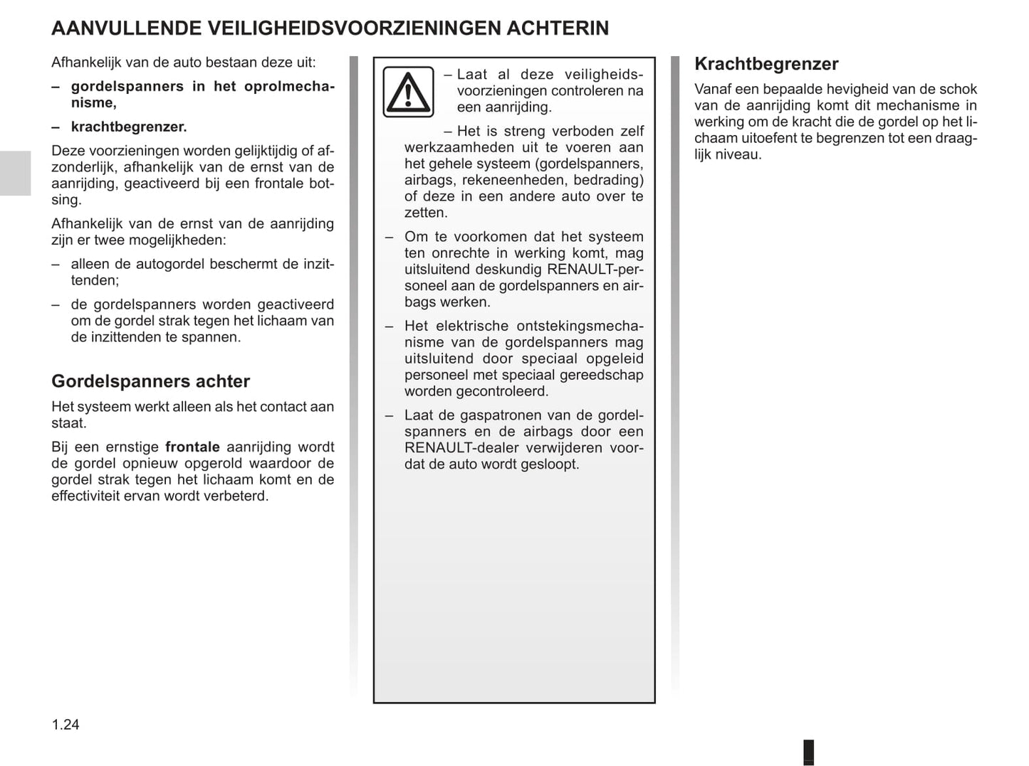 2008-2009 Renault Modus/Grand Modus Owner's Manual | Dutch