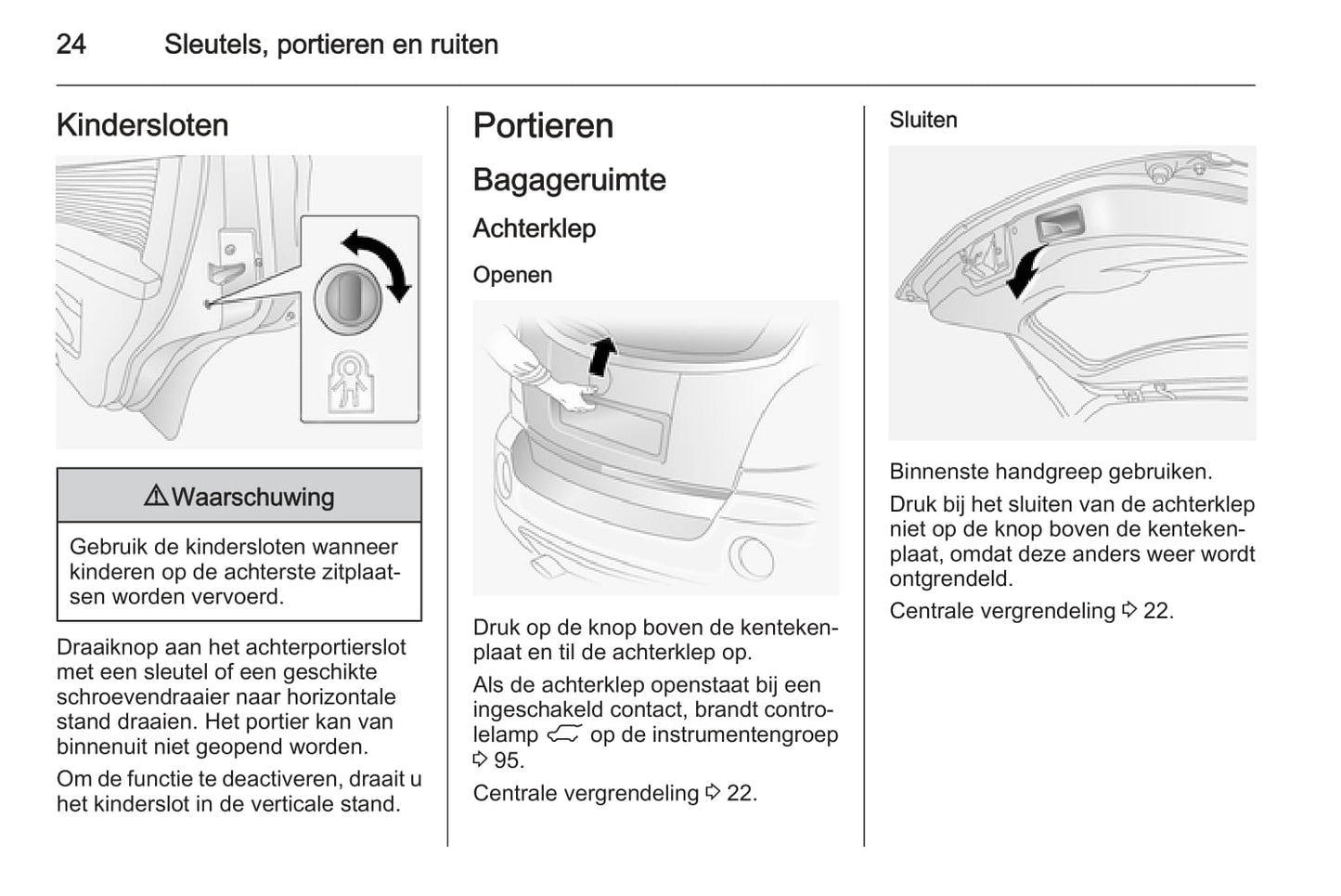 2015-2016 Opel Antara Owner's Manual | Dutch