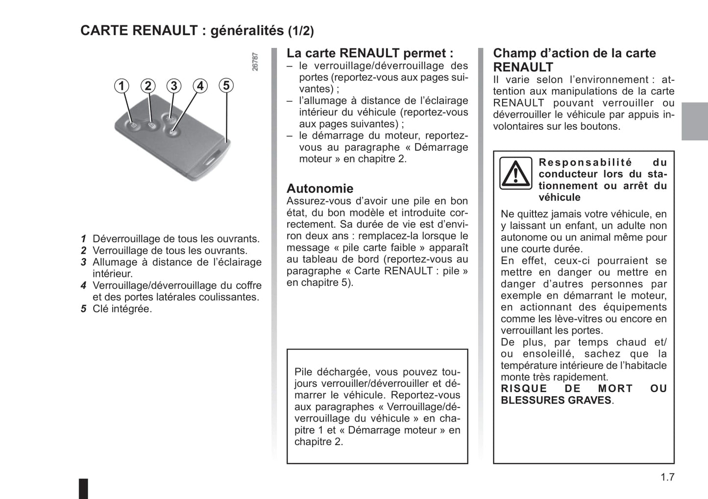 2018-2019 Renault Trafic Gebruikershandleiding | Frans