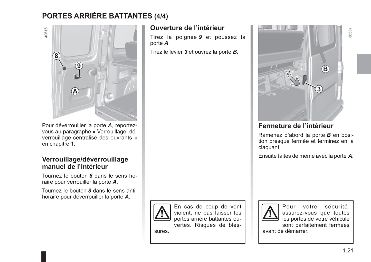 2018-2019 Renault Trafic Gebruikershandleiding | Frans