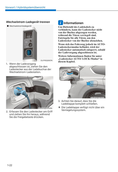 2021-2022 Hyundai Santa Fe Hybrid Owner's Manual | German