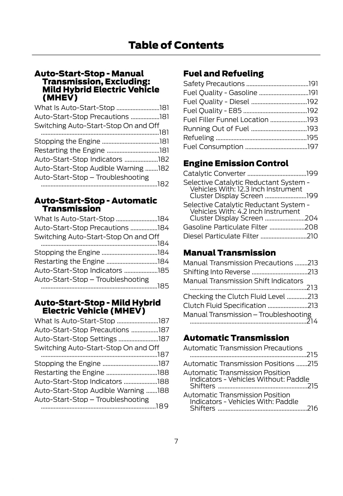 2020-2021 Ford Puma Owner's Manual | English