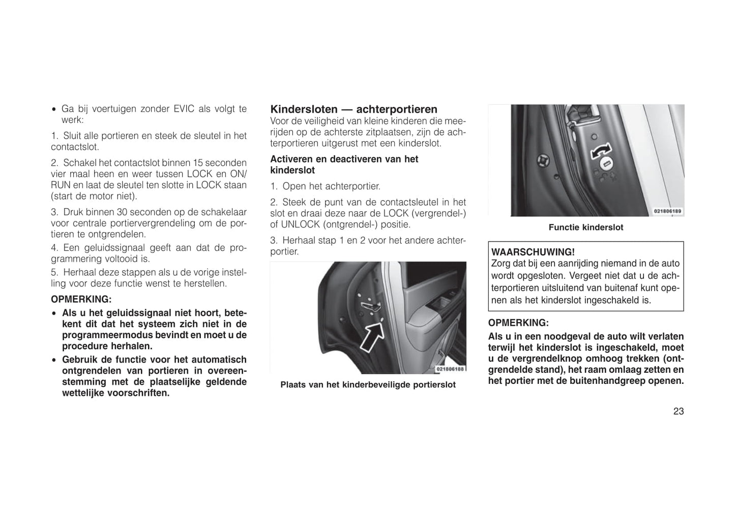 2010-2011 Jeep Patriot Owner's Manual | Dutch