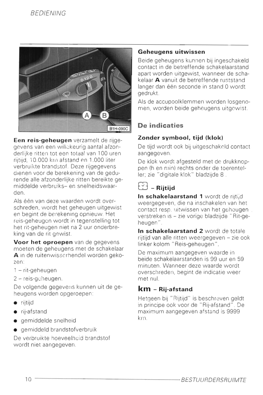 1998-2002 Volkswagen Golf Owner's Manual | Dutch