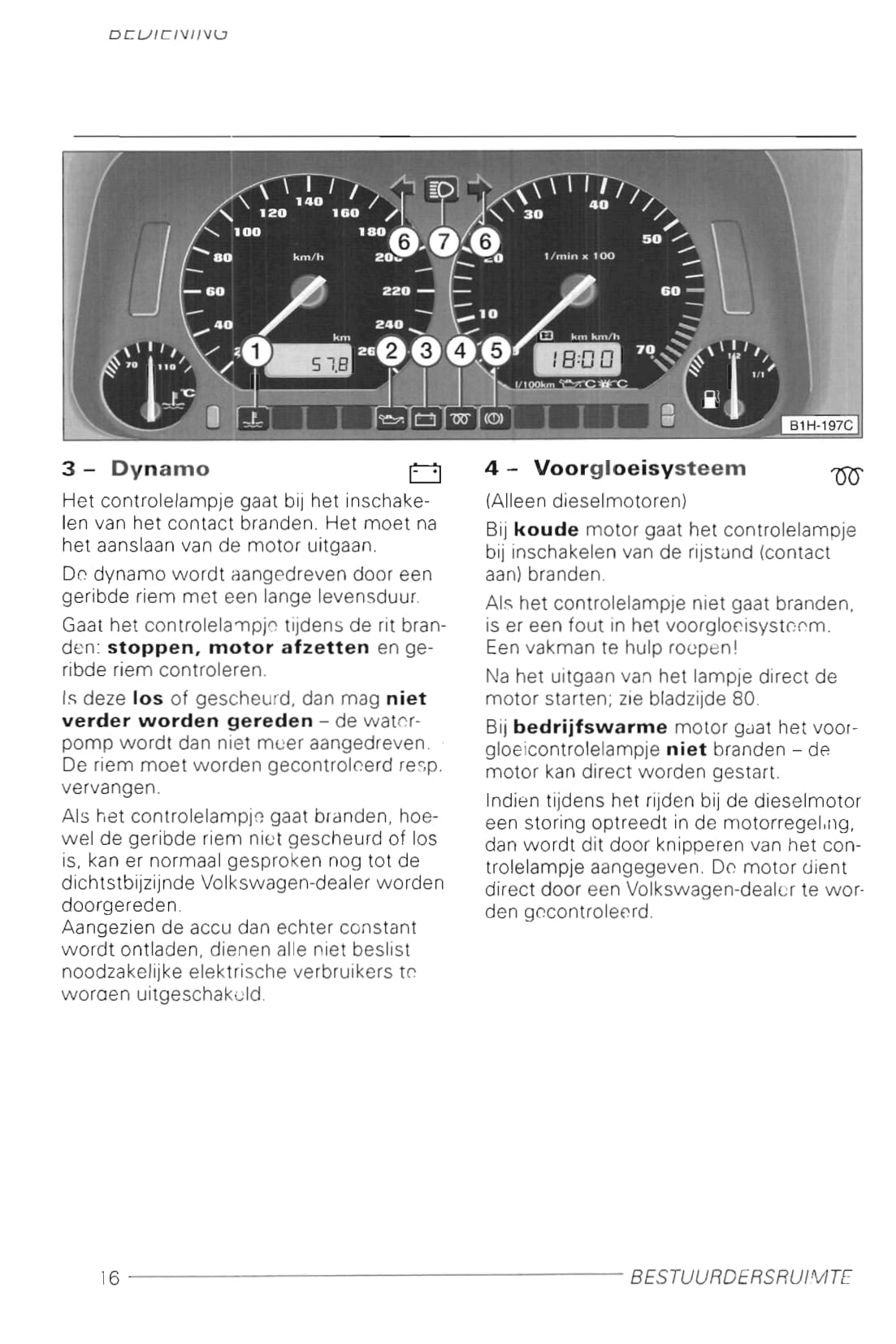 1998-2002 Volkswagen Golf Owner's Manual | Dutch