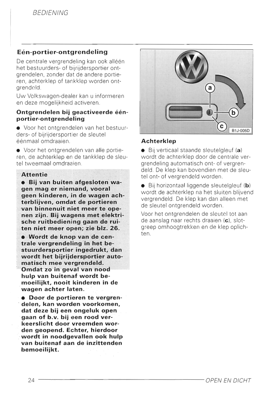 1998-2002 Volkswagen Golf Gebruikershandleiding | Nederlands