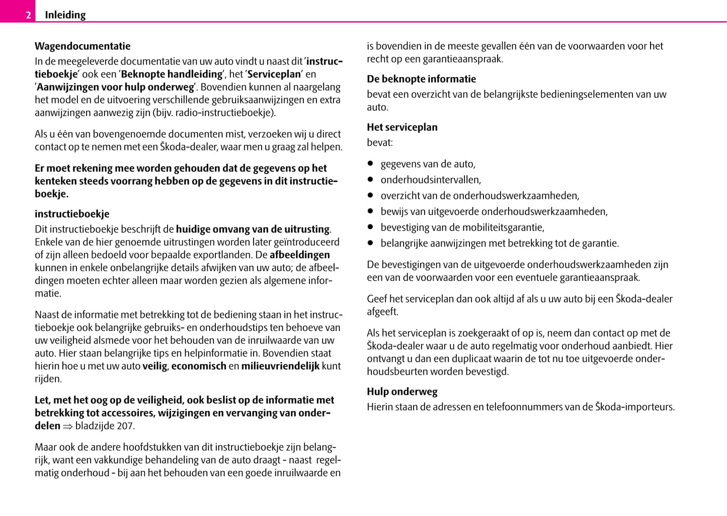 2006-2008 Skoda Superb Gebruikershandleiding | Nederlands