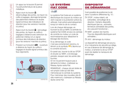 2017-2018 Fiat 500/500C Gebruikershandleiding | Frans