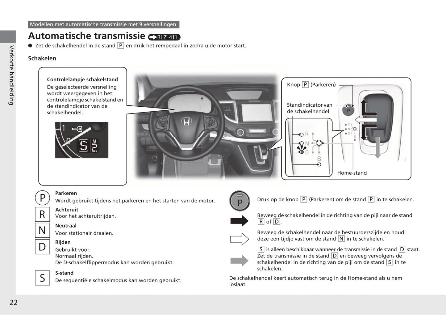 2017-2018 Honda CR-V Bedienungsanleitung | Niederländisch