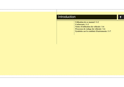 2010-2011 Hyundai ix35 Owner's Manual | French