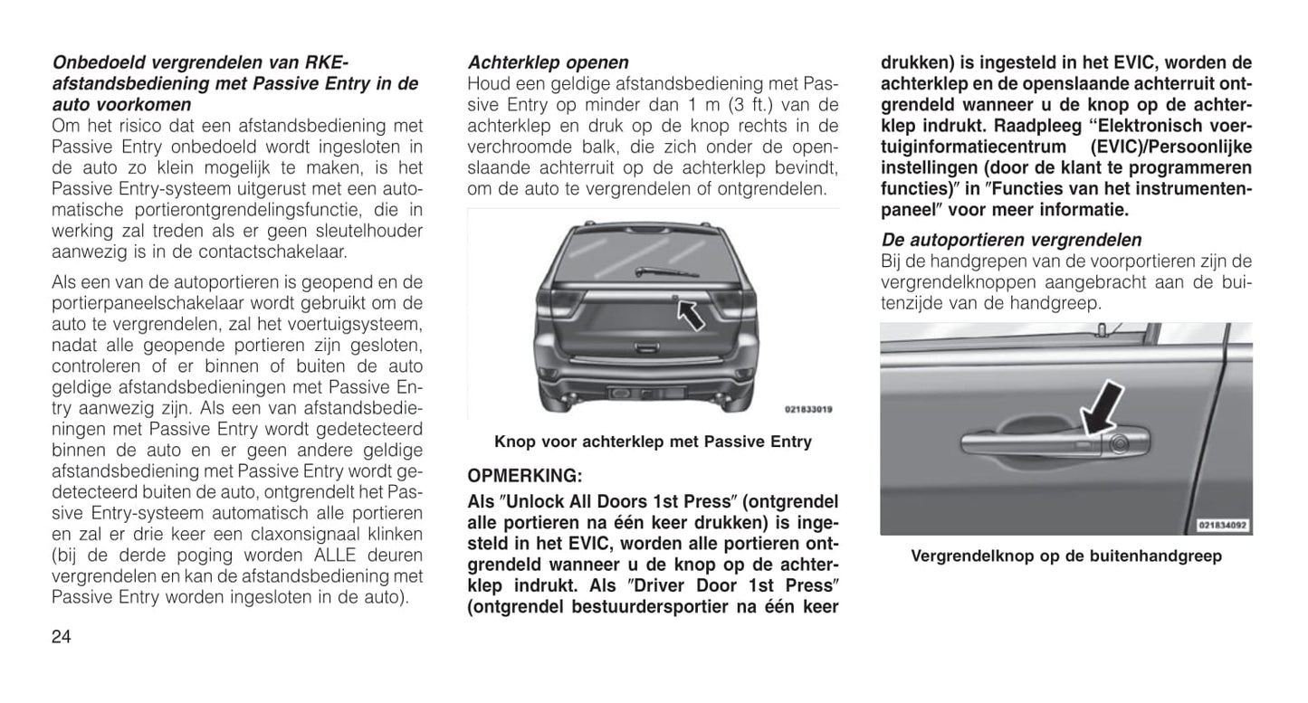 2010-2013 Jeep Grand Cherokee Gebruikershandleiding | Nederlands