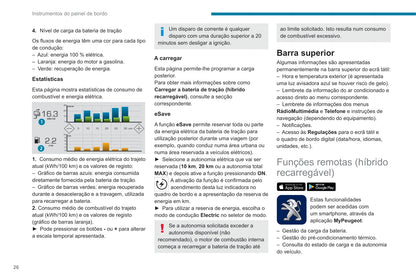 2020-2022 Peugeot 3008/5008 Gebruikershandleiding | Portugees