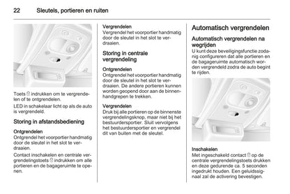 2012 Opel Movano Owner's Manual | Dutch