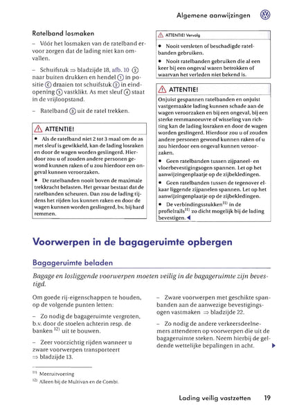 2009-2016 Volkswagen Caravelle/Multivan/Transporter Manuel du propriétaire | Néerlandais