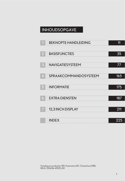 Lexus GS-serie Navigatiesysteem Handleiding 2013