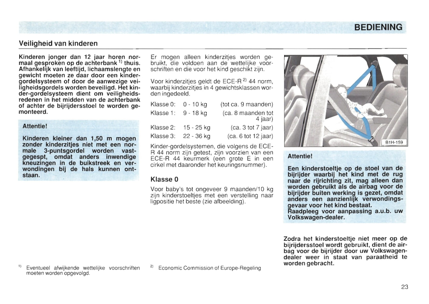 1991-1997 Volkswagen Golf Gebruikershandleiding | Nederlands
