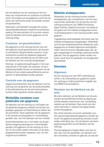 2019-2021 BMW X1 Gebruikershandleiding | Nederlands