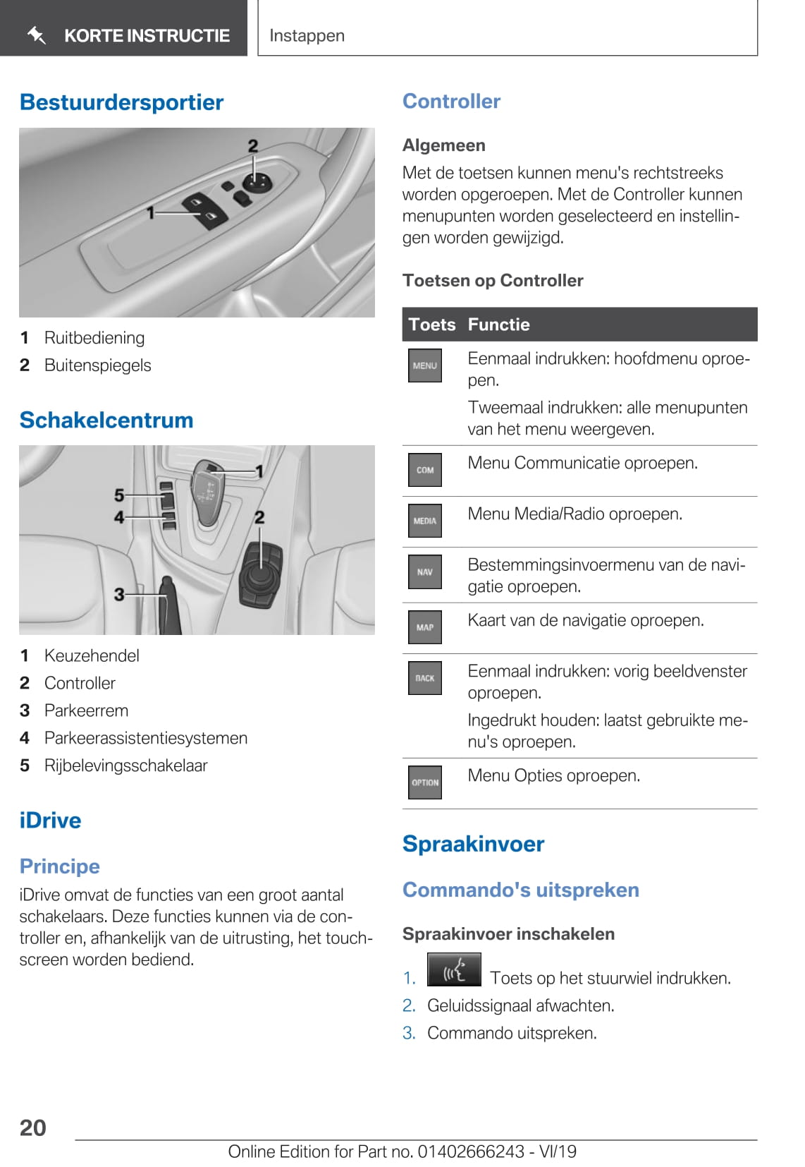 2019 BMW 2 Series Gebruikershandleiding | Nederlands