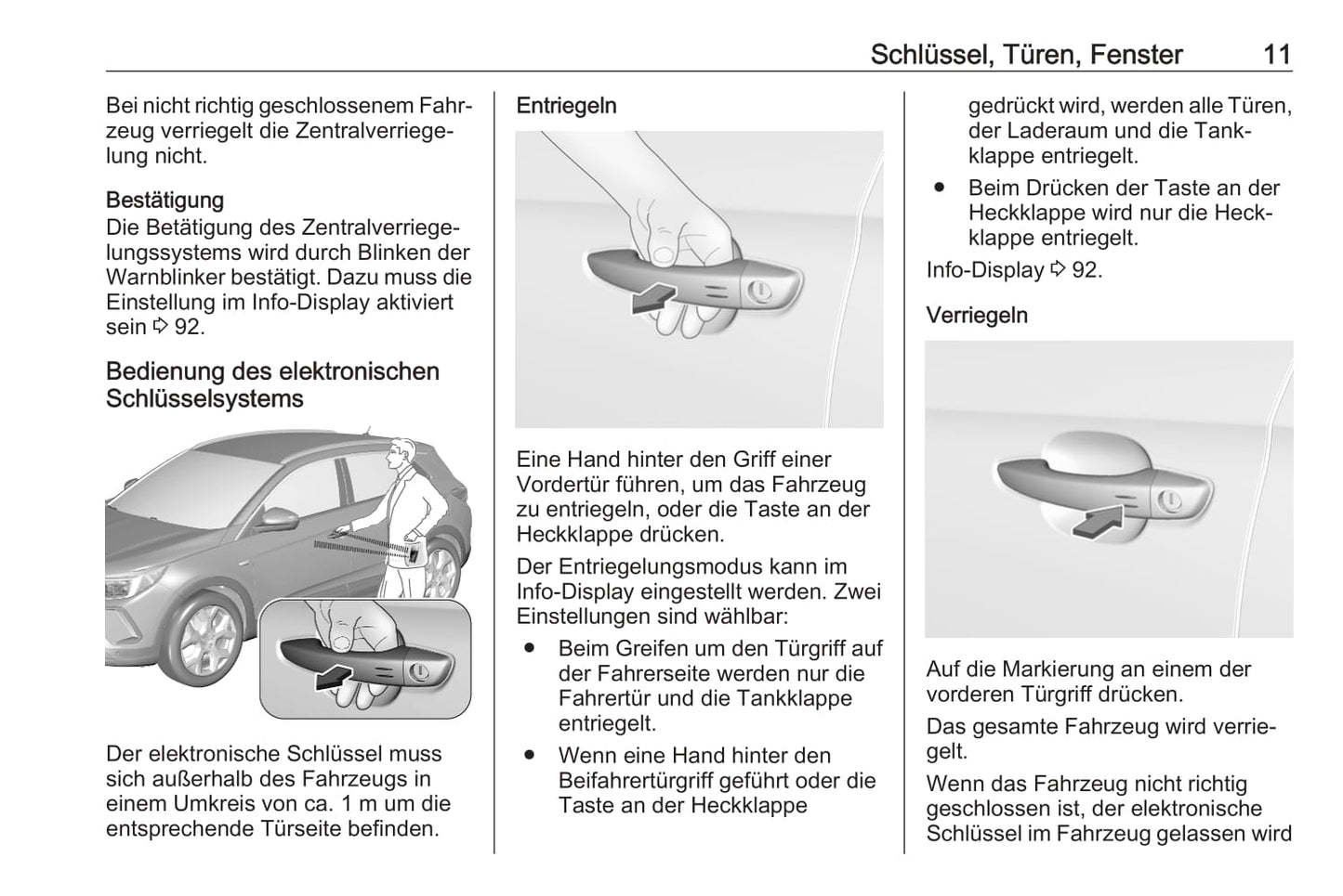 2021-2023 Opel Grandland Gebruikershandleiding | Duits