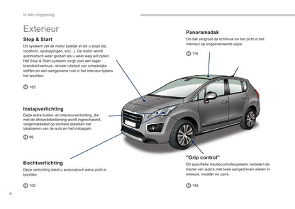 2013-2014 Peugeot 3008 Owner's Manual | Dutch