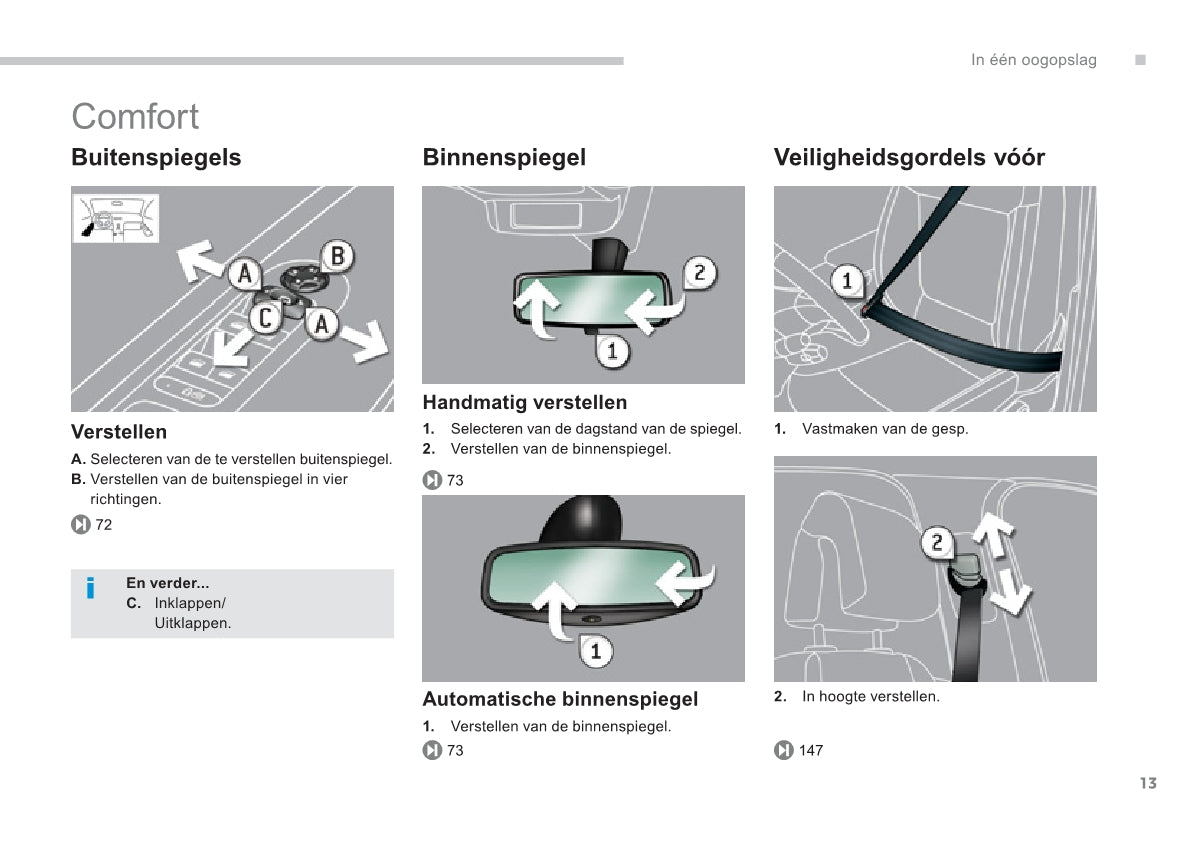 2013-2014 Peugeot 3008 Owner's Manual | Dutch