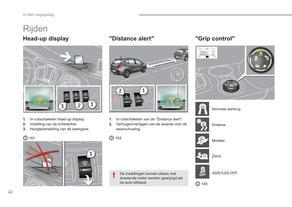 2013-2014 Peugeot 3008 Owner's Manual | Dutch