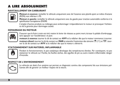 2009-2010 Fiat Doblò Gebruikershandleiding | Frans