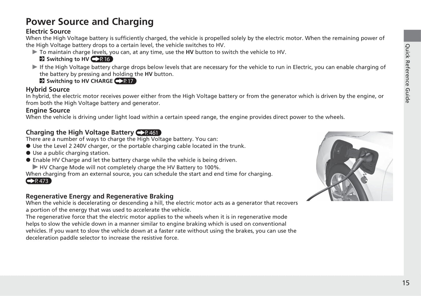 2021 Honda Clarity Plug-in Hybrid Owner's Manual | English