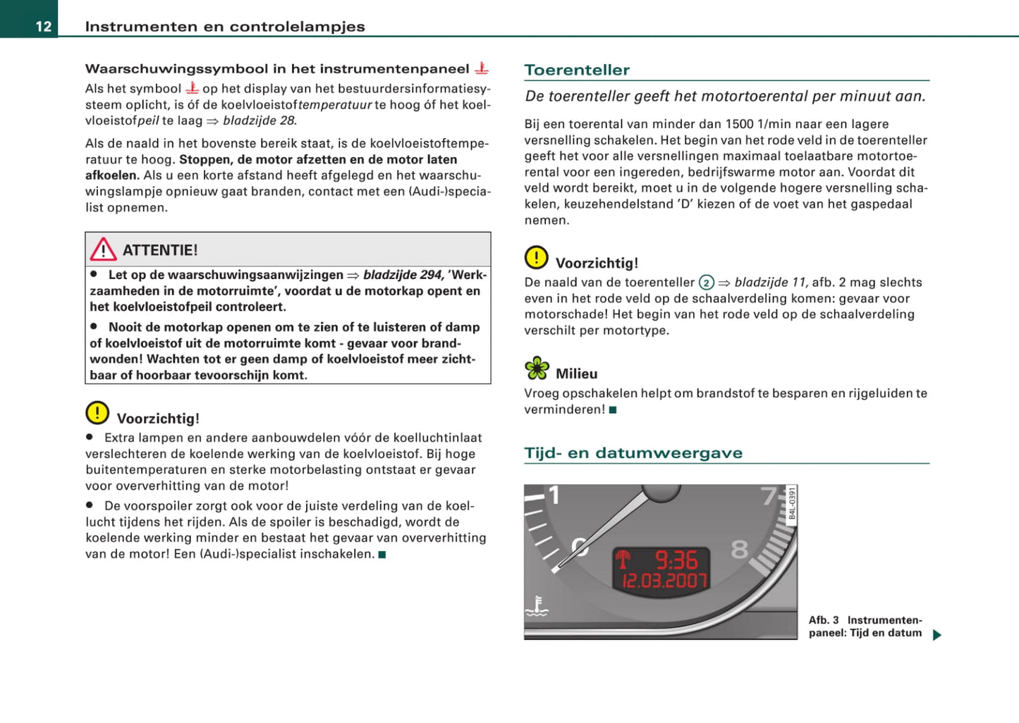 2006-2009 Audi Q7 Gebruikershandleiding | Nederlands