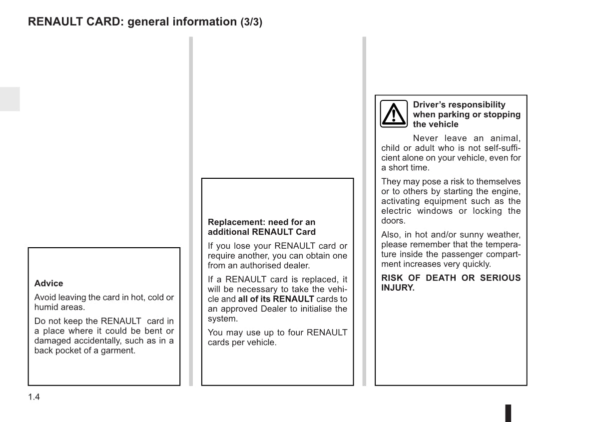 2015-2016 Renault Clio Owner's Manual | English