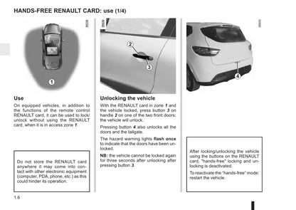 2015-2016 Renault Clio Owner's Manual | English