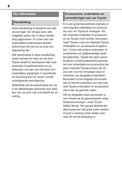 2022-2023 Toyota Yaris Gebruikershandleiding | Nederlands
