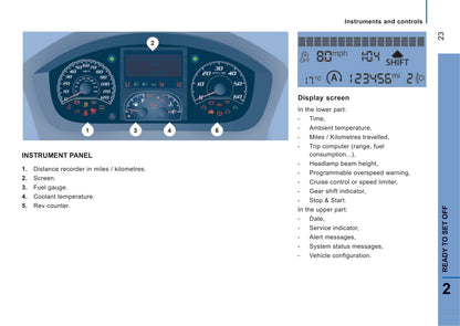 2014-2015 Peugeot Boxer Owner's Manual | English