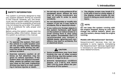 Nissan Connect Owner's Manual 2020