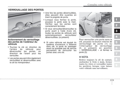 2007-2008 Kia Cerato Owner's Manual | French