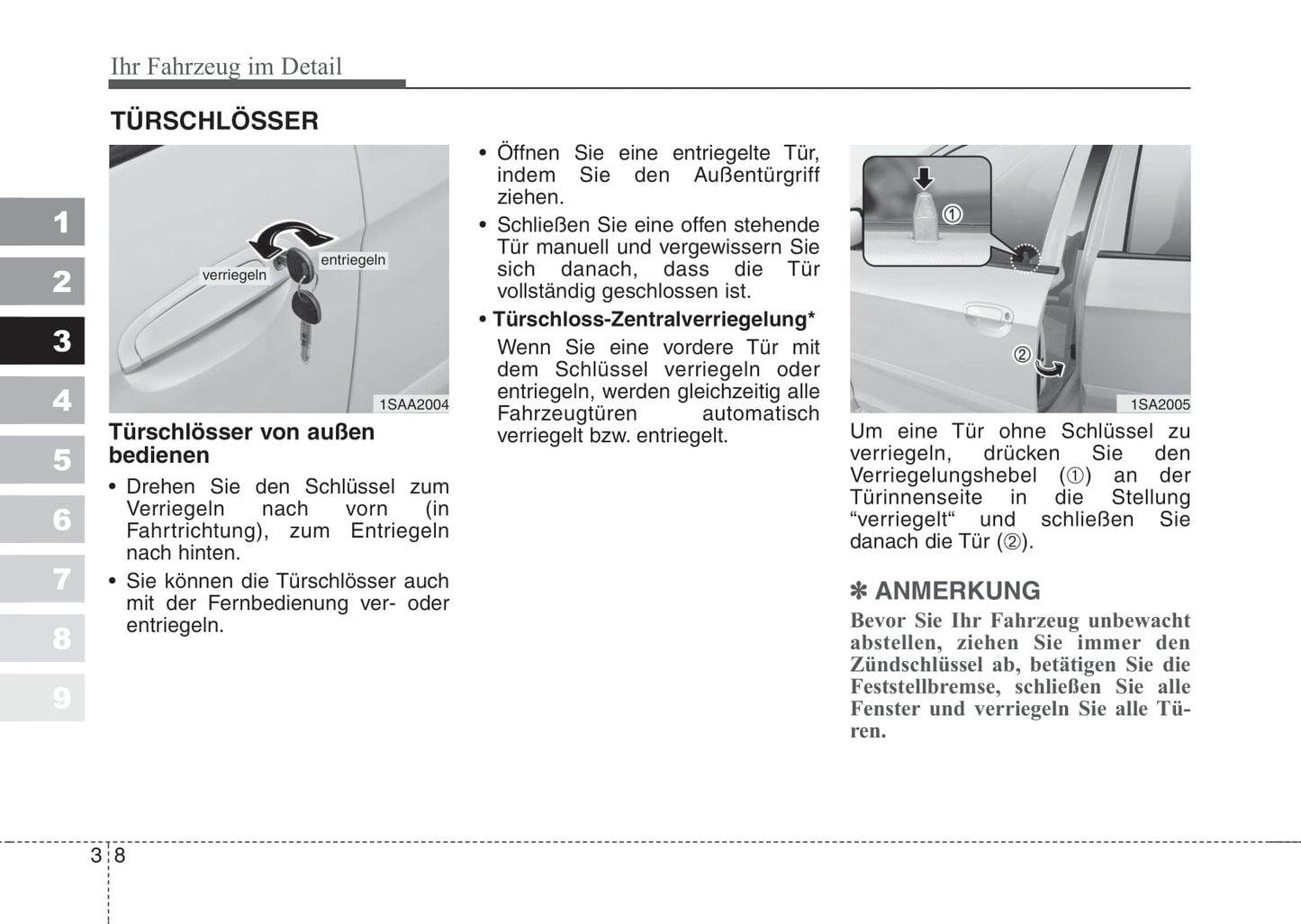 2006-2007 Kia Picanto Gebruikershandleiding | Duits