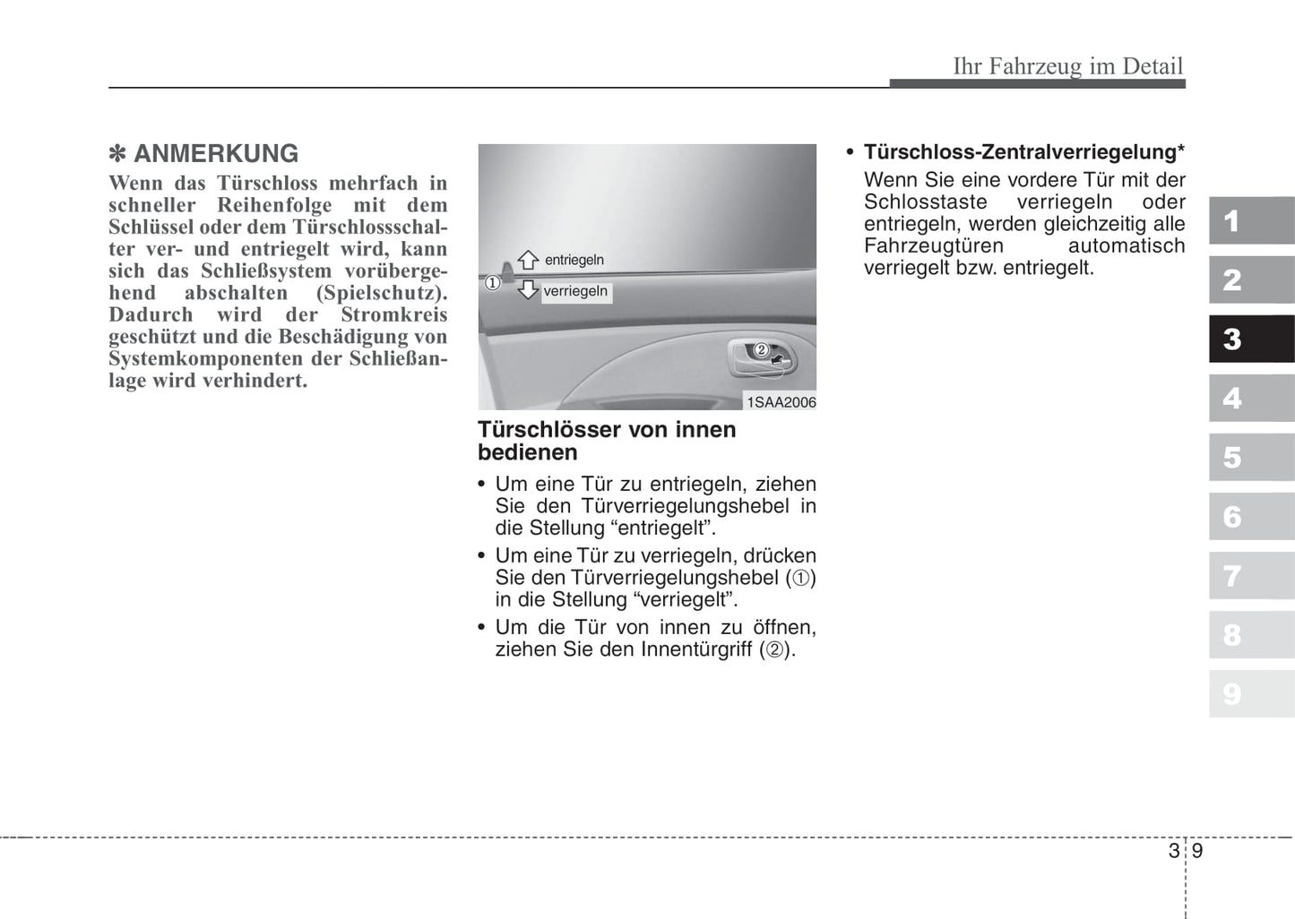 2006-2007 Kia Picanto Bedienungsanleitung | Deutsch