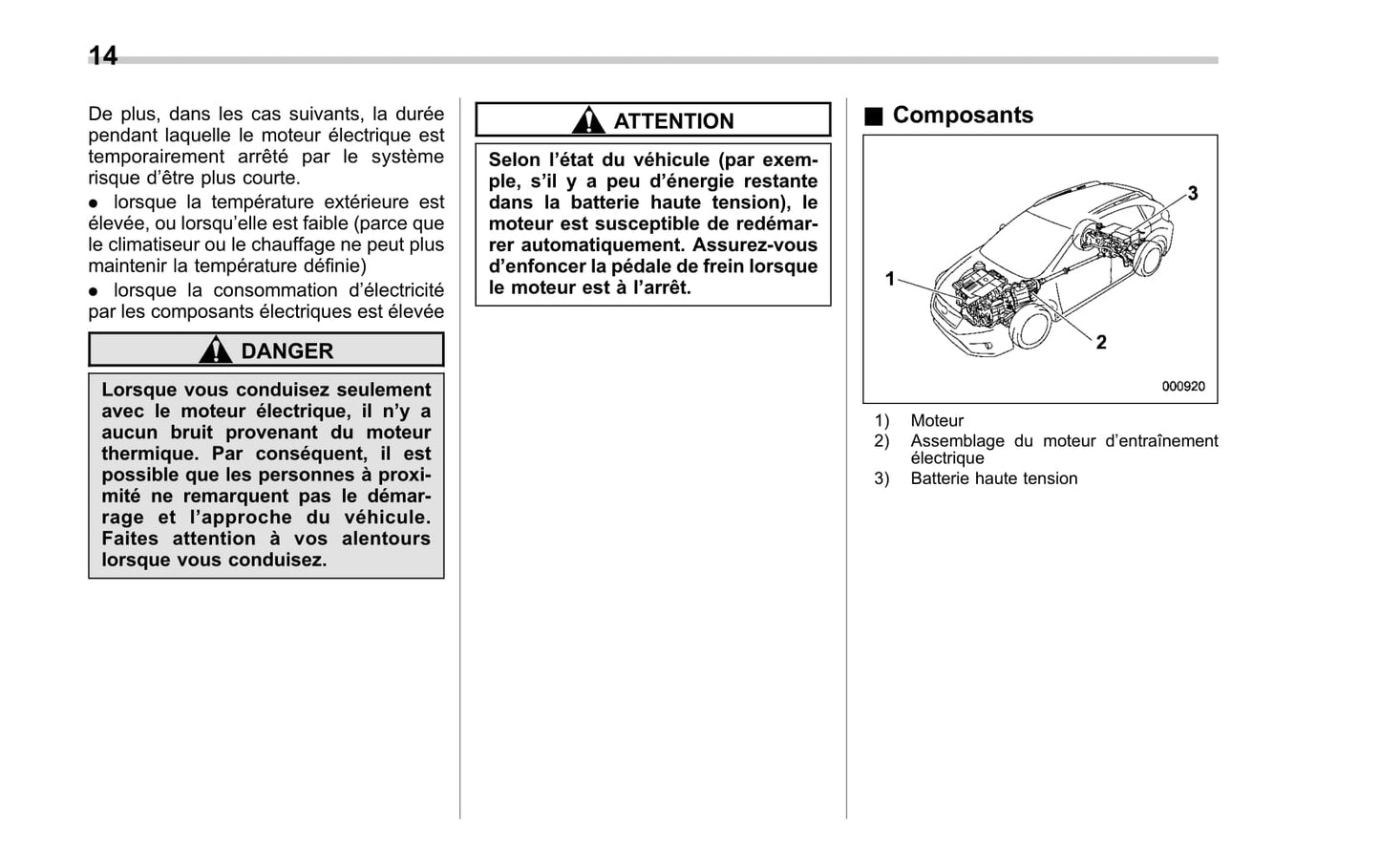 2016 Subaru Crosstrek Hybrid Gebruikershandleiding | Frans