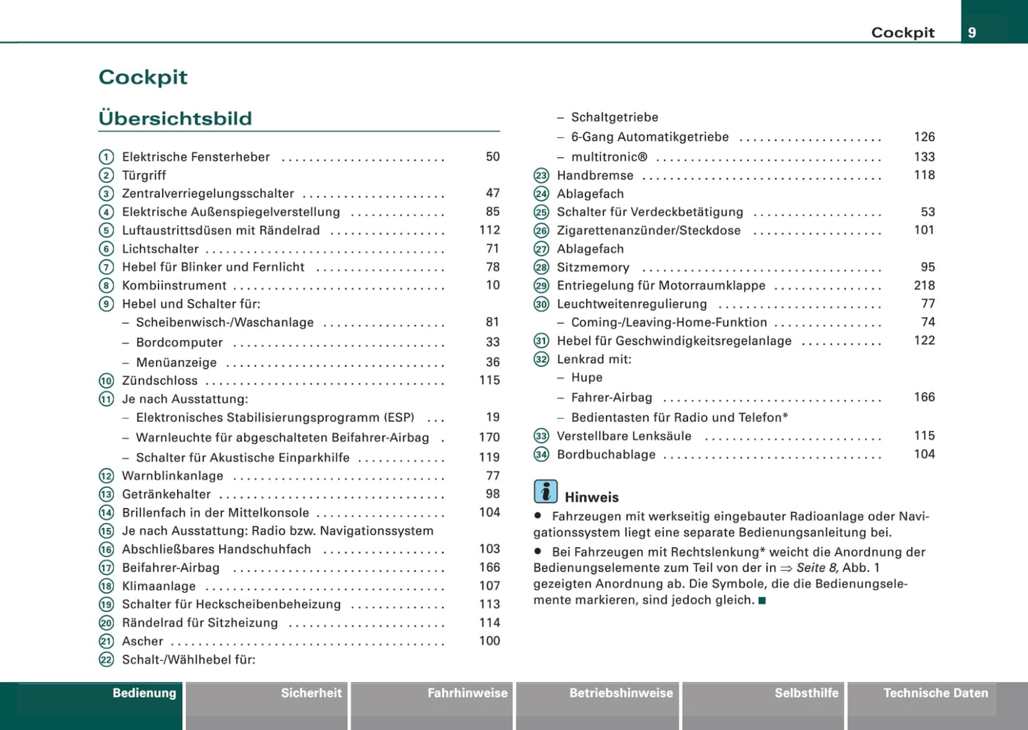 2005-2008 Audi A4 Gebruikershandleiding | Duits