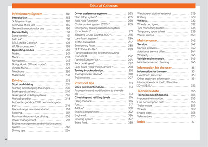 2017-2019 Seat Leon Owner's Manual | English