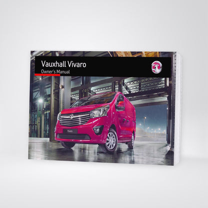 2016 Vauxhall Vivaro Gebruikershandleiding | Engels