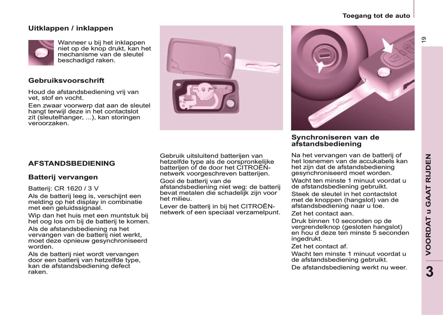 2016-2017 Citroën Berlingo Owner's Manual | Dutch