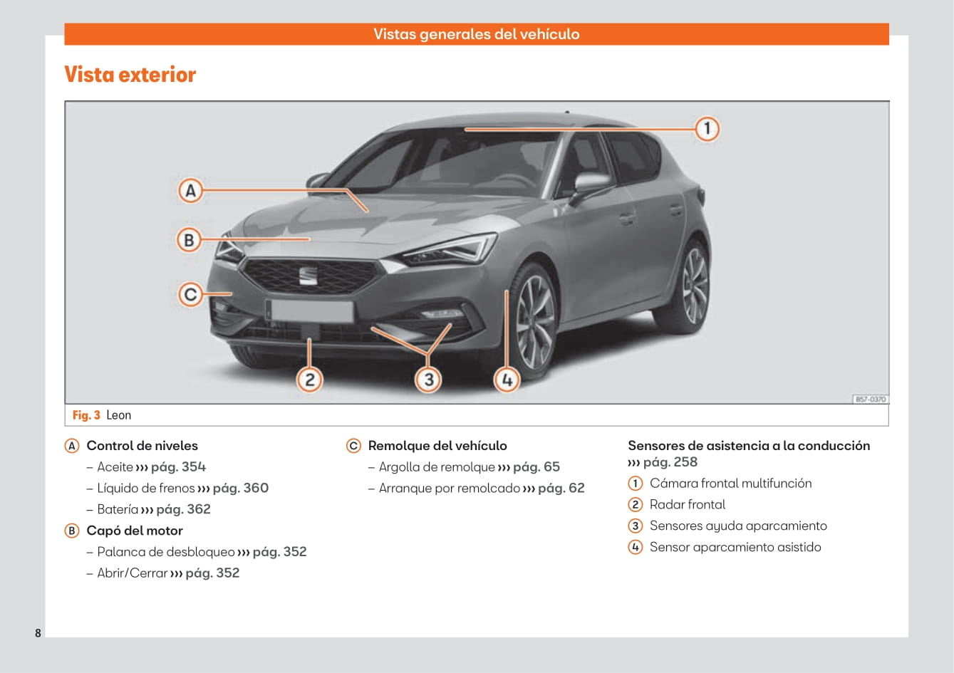 2020-2023 Seat Leon Owner's Manual | Spanish